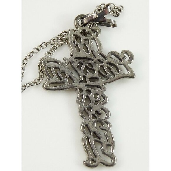 God Loves You Cross Necklace Religious Christian Catholic Jewelry - Picture 3 of 3